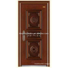 New Imitated Coppa Paint Steel Security Door KKD-504 With High Quality For Main Door Design